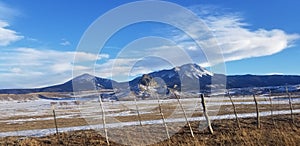 The Jagged Spanish Peaks Of Colorado photo