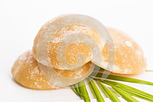 Jaggery or sugar from palm