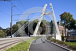 Jagiello Bridge in Bydgoszcz - Brda River