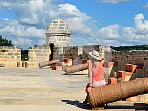 Jagua fort by the Cienfuegos city on Cuba