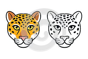 Jaguar head drawing