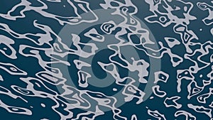 Jaguar leather pattern in atypical design in white and blue, ornament in motion, abstract video background