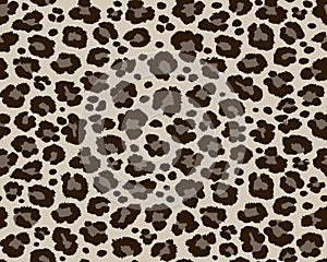 Jaguar leopard Skin repeating seamless Pattern. Animal Print for Textile Design