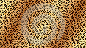 Jaguar skin camouflage tracery with light background. Yellow panther spots with black cheetah outlines.