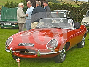 Jaguar Sports car at Fortrose..