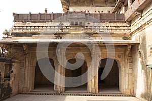 Jahangir Mahal, Orchha Fort, Orchha, Niwara, Madhya Pradesh, India