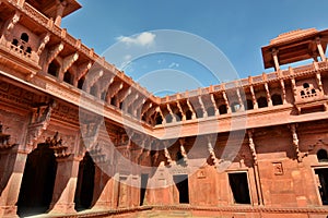 Jahangir Palace, Agra Fort. Agra, Uttar Pradesh. India