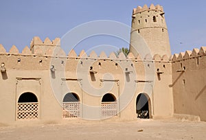 Jahili fort in Al Ain oasis, United Arab Emirates