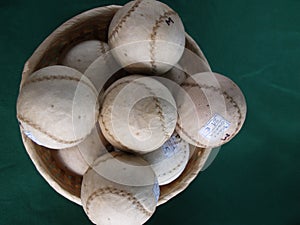 Jai Alai playing balls photo