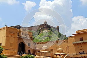 The Jaigarh as seen from the Amber Amer Fort