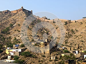 Jaigarh Fort and the local house