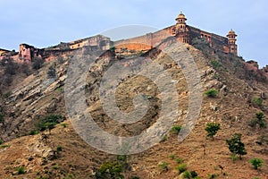 Jaigarh Fort on the top of Hill of Eagles near Jaipur, Rajasthan, India