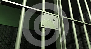 Jail Cell Door Locked