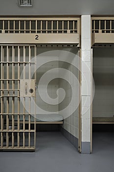 Jail cell in a small town