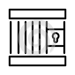 Jail, lockup icon