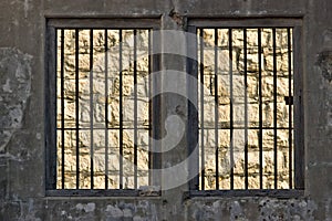 jail windows with bars