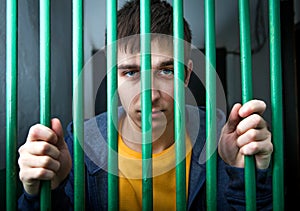 Jailed Young Man photo