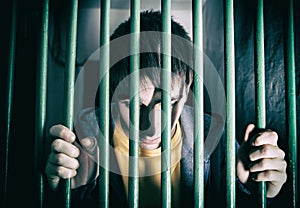 Jailed Young Man photo