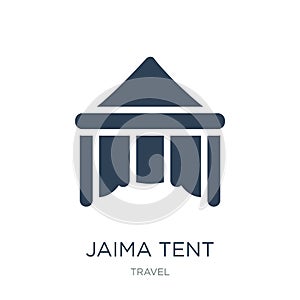 jaima tent icon in trendy design style. jaima tent icon isolated on white background. jaima tent vector icon simple and modern