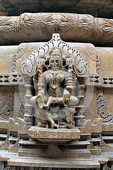 Jain idol, carved in sandstone photo