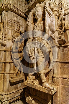 Jain Temples in Jaisalmer fort. India