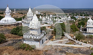 Jain Temples at Sonagiri in the Madhya Pradesh region of India