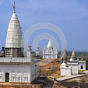 Jain Temples at Sonagiri in the Madhya Pradesh region of India