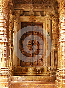 Jainist temple in Jaisalmer, India