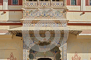 Jaipur city palace in the Maharaja Sawai Man Singh II Museum, in Rajasthan