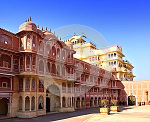 Jaipur. City Palace- Palace of the maharaja. photo