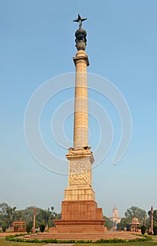 Jaipur Column There were also statues of elephants and fountain sculptures of cobras