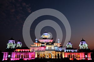 Jaipur`s Albert Hall Museum at Night