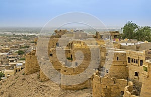 Jaisalmer City View from Jaisalmer Fort, Rajasthan