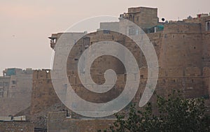 The Jaisalmer fort in Rajasthan