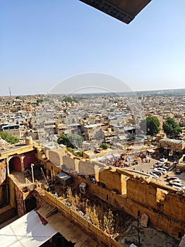 Jaisalmer Fort is situated in the city of Jaisalmer, in the Indian state of Rajasthan