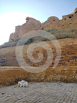 Jaisalmer Fort is situated in the city of Jaisalmer, in the Indian state of Rajasthan