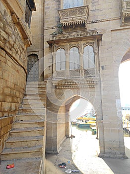 Jaisalmer Fort is situated in the city of Jaisalmer, in the Indian state of Rajasthan