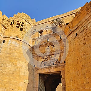 Jaisalmer Fort is situated in the city of Jaisalmer, in the Indian state of Rajasthan