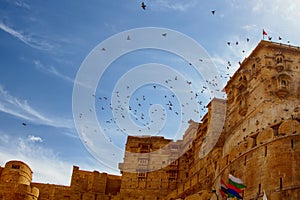 Jaisalmer. Fortress and residence of Maharajah of 12th century