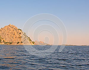 Jaisamand Lake Dhebar Lake near Udaipur, Rajasthan, India