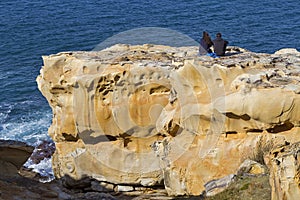 Jaizkibel mountain coast