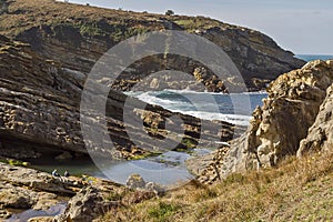 Jaizkibel mountain coast