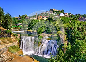 Jajce town and Pliva Waterfall, Bosnia and Herzegovina