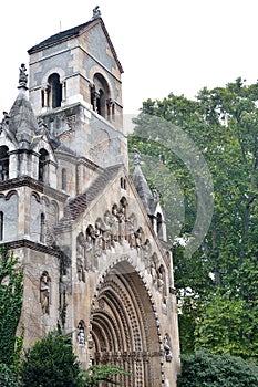 jak chapel in Vajdahunyad castle in Budapest