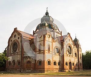 The Jakab and Komor Square Synagogue in Subotica city in Serbia