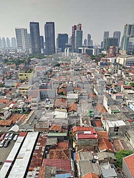 jakarta city view in the aftenoon