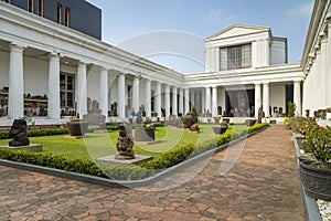 General view of the inner courtyard of the National Museum of Indonesia