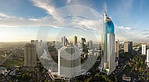 Jakarta panoramic cityscape photo