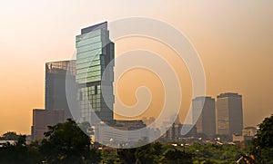 Jakarta Skyline at dusk