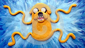 Jake the Dog clay plasticine Animated wallpaper adventure time photo